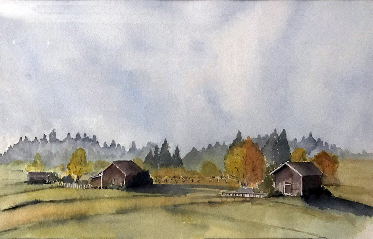 Taidegalleria Kangasniemi Lounas ja Leipä - Eeva Tervonen - akvarelleja - 1.10-31.12-2023