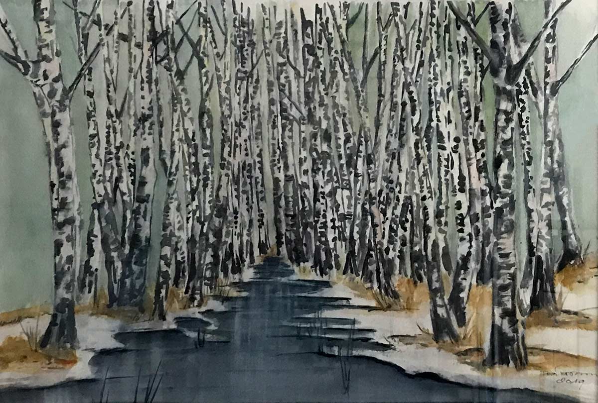 Taidegalleria Kangasniemi Lounas ja Leipä - Eeva Tervonen - akvarelleja - 1.10-31.12-2023